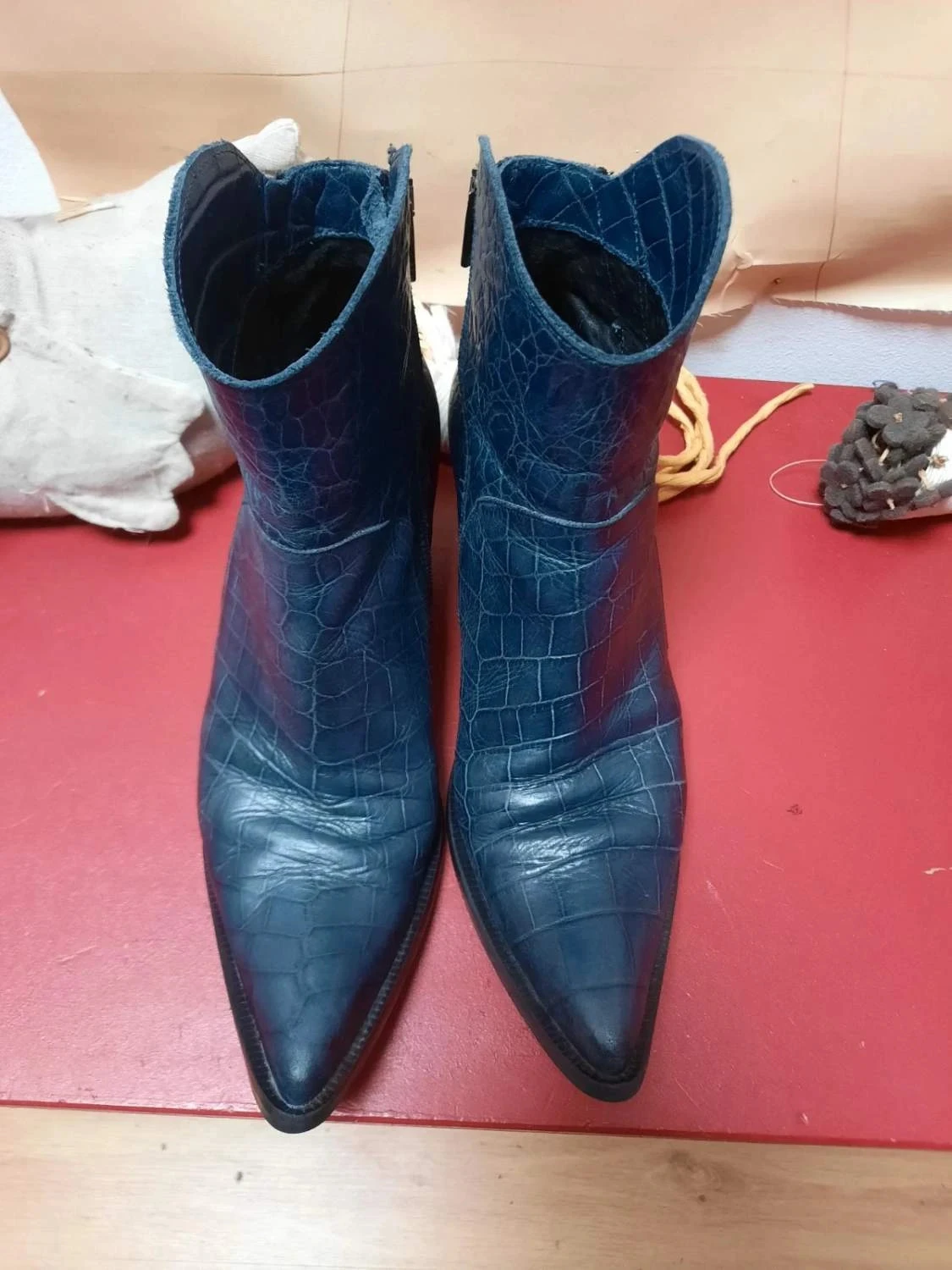 🥀Bottines tout cuir, femme 37. Vero Cuoio. – photo 5